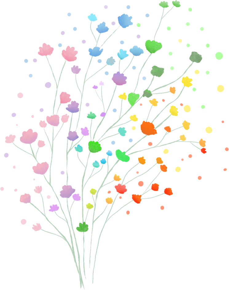 Colorful flower 1