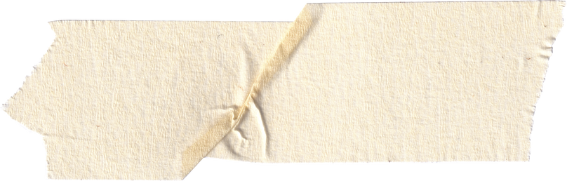 Torn Masking Tape Cutout
